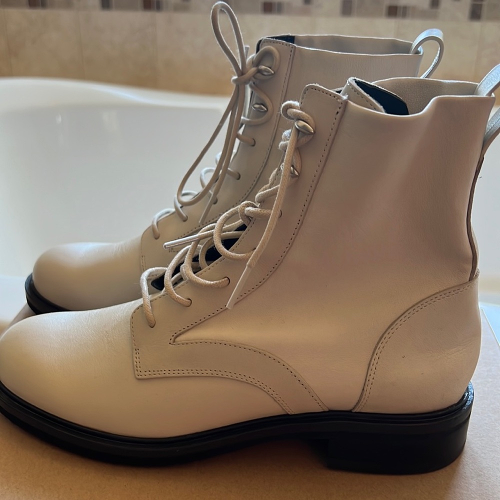 Rag And Bone Soft Leather Laced Up Boot - image 1